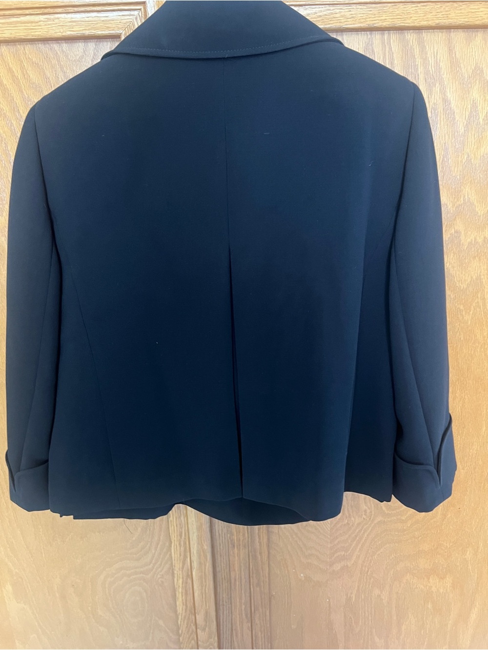 Tahari skirt suit black sz 12p - Picture 3 of 11